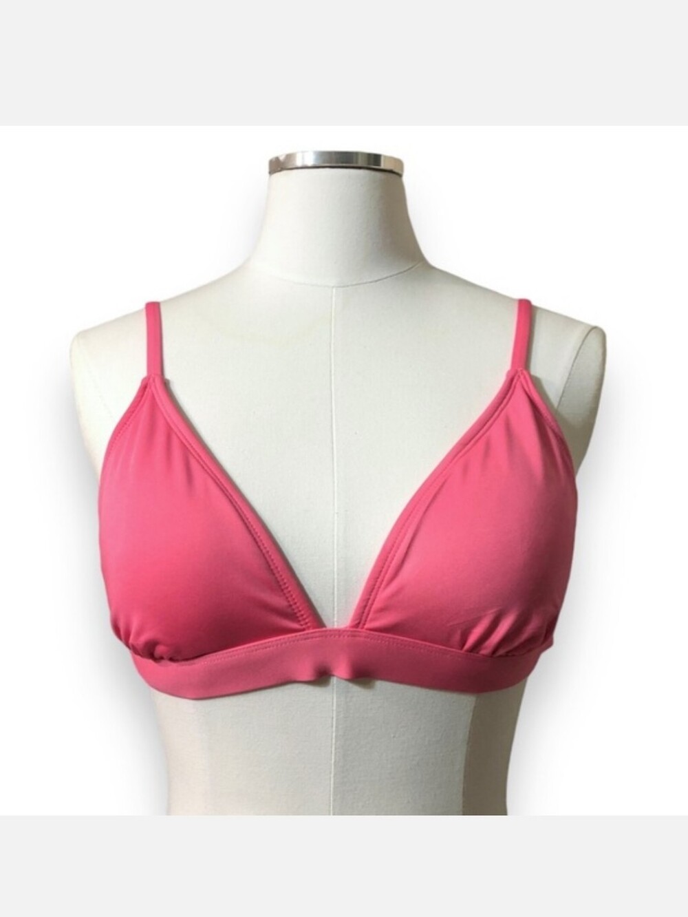 HURLEY Pink Adjustable Strap Bikini Top NWT!